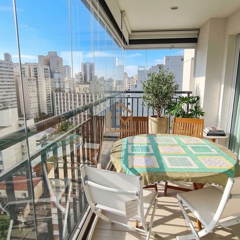 Cosmopolitan Santa Cecília - Studio mobiliado com vaga, sacada e lazer completo, próximo ao Mackenzie. — Santa Cecília