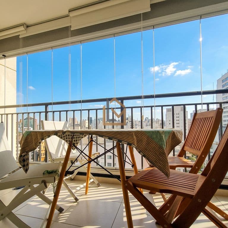 Cosmopolitan Santa Cecília - Studio mobiliado com vaga, sacada e lazer completo, próximo ao Mackenzie. - Foto 2